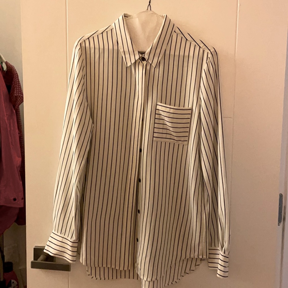 DKNY striped blouse
